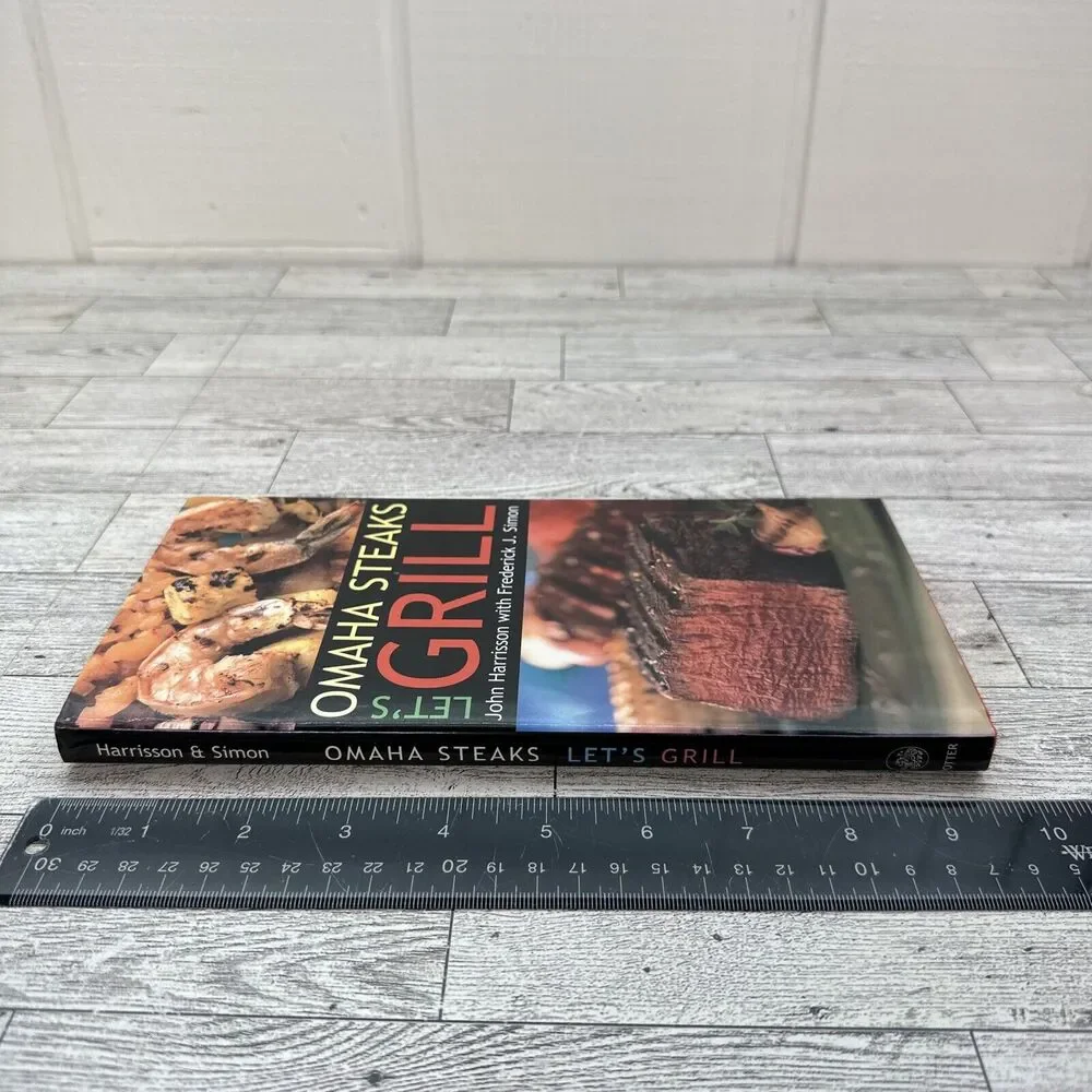 Omaha‎ Steaks - Let's Grill Hardcover Cookbook - by Simon & Harrisson BBQ